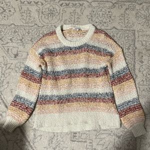 Madewell Rainbow Stripe Sweater